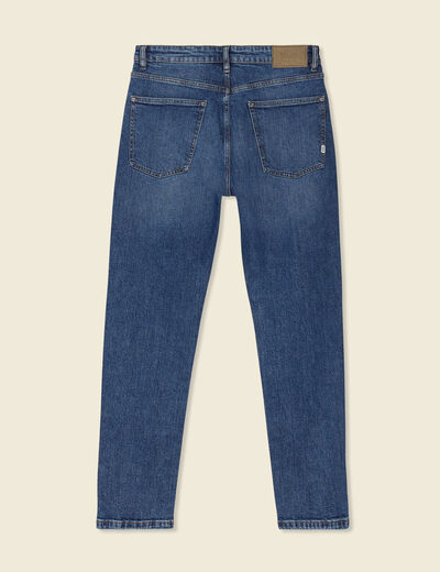 Jeans straight taille tapered denim stone homme