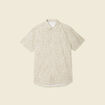 Chemise manches courtes beige homme