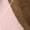 Pull droit manches longues bardot marron femme