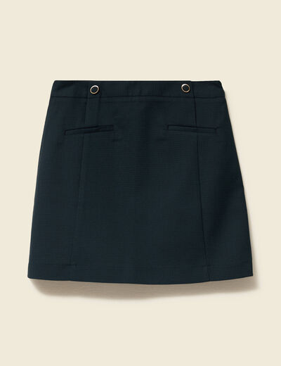 Jupe courte bleu marine femme