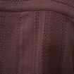 Chemise boyfriend manches courtes marron fonc&eacute; homme
