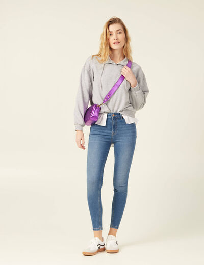 Jeans skinny éco-responsable denim used femme