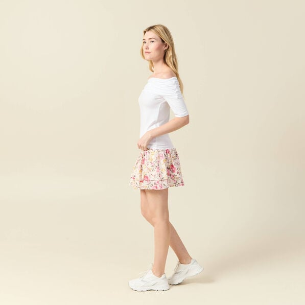 t shirt manches courtes blanc femme T-shirt manches courtes blanc femme