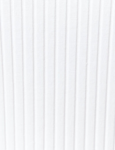 Polo manches courtes blanc femme