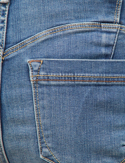 Jeans skinny push up 7/8&egrave;me denim stone femme