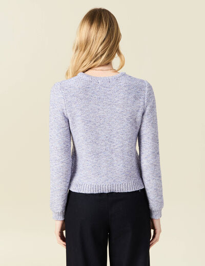 Gilet éco-responsable bleu marine femme