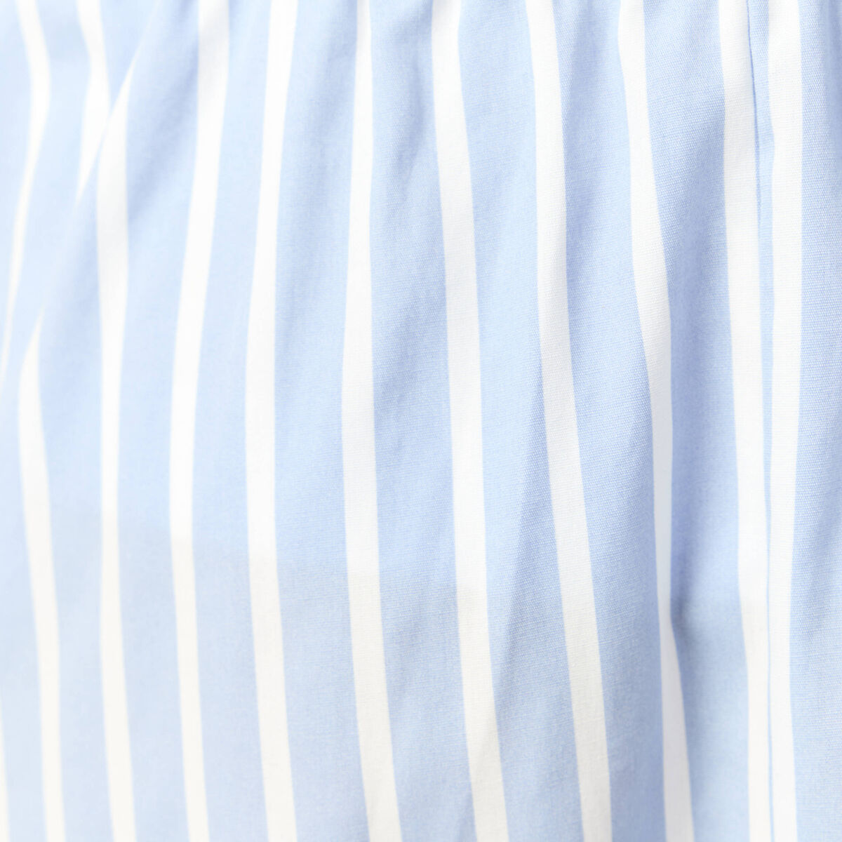 Jupe longue évasée en coton bleu ciel femme