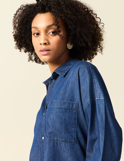 Chemise en jean denim used femme