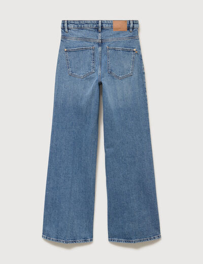 Jeans bootcut taille standard denim stone femme