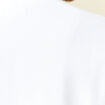 Polo cintré manches courtes en coton blanc homme
