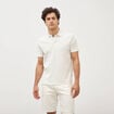 Polo manches courtes ecru homme