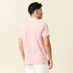 Polo éco-responsable rose pastel homme