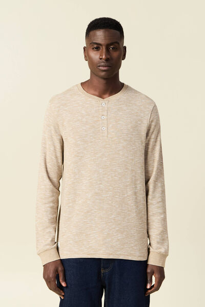 T-shirt éco-responsable vert kaki homme