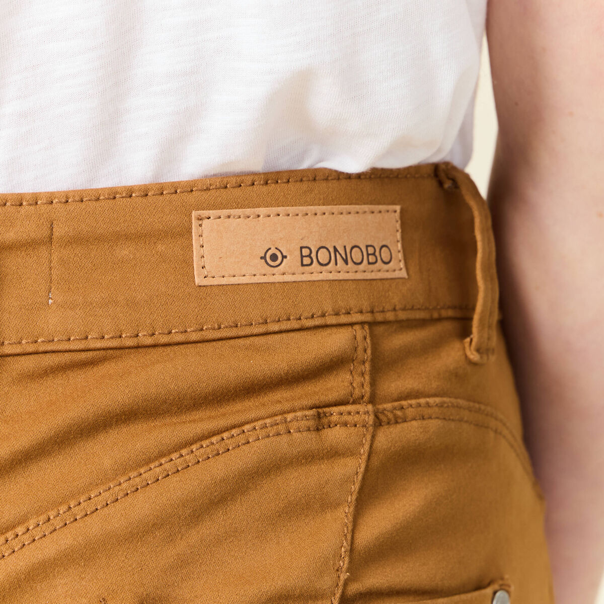 Pantalon Audrey - skinny push up marron femme