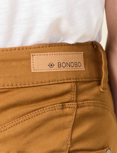 Pantalon Audrey - skinny push up marron femme