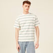 T-shirt manches courtes ecru homme