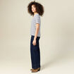 T-shirt manches courtes ecru femme