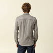 Chemise col classique manches longues vert kaki homme