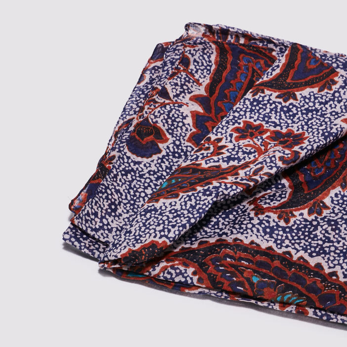 Foulard bleu marine femme