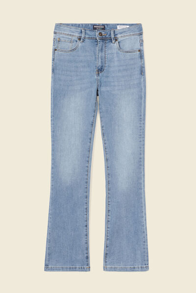 Jeans bootcut denim used femme