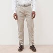 Pantalon chino avec ceinture beige homme