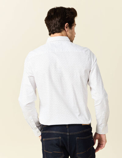 Chemise éco-responsable blanc homme