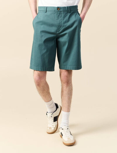 Short vert fonc&eacute; homme