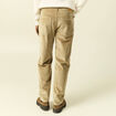 Pantalon relaxed large longueur 32 beige fonce homme