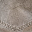 Jeans regular longueur 32 marron homme