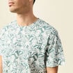 T-shirt manches courtes marron clair homme