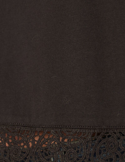 T-shirt éco-responsable noir femme