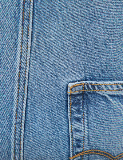 Salopette en jean denim stone femme