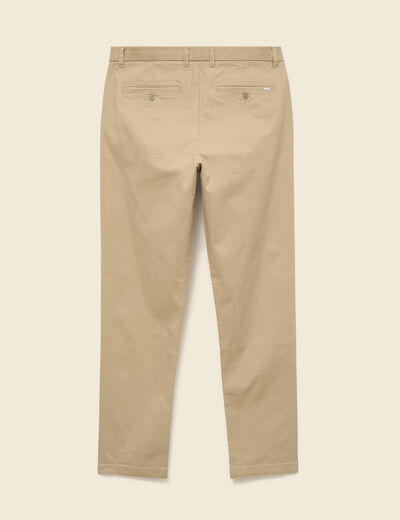 Pantalon regular longueur 32 taupe homme