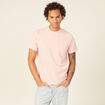 T-shirt éco-responsable rose clair homme