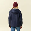 Parka r&eacute;versible bleu marine femme