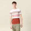 T-shirt manches courtes marron cognac homme