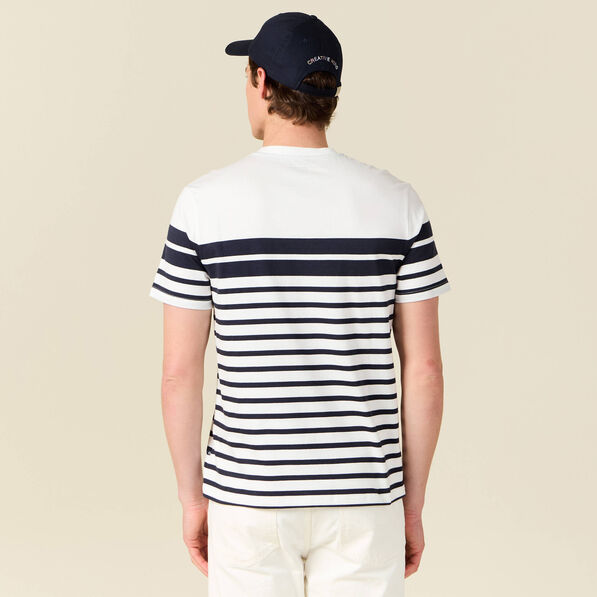 T-shirt éco-responsable ecru homme