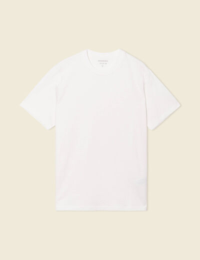 T-shirt éco-responsable ecru homme