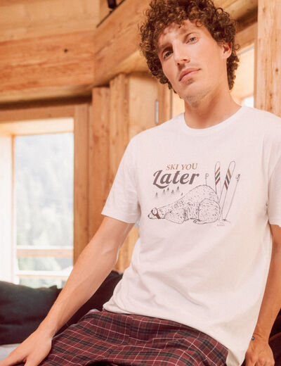Ensemble pyjama short prune homme