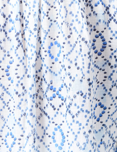 Chemise à manches longues bleu femme