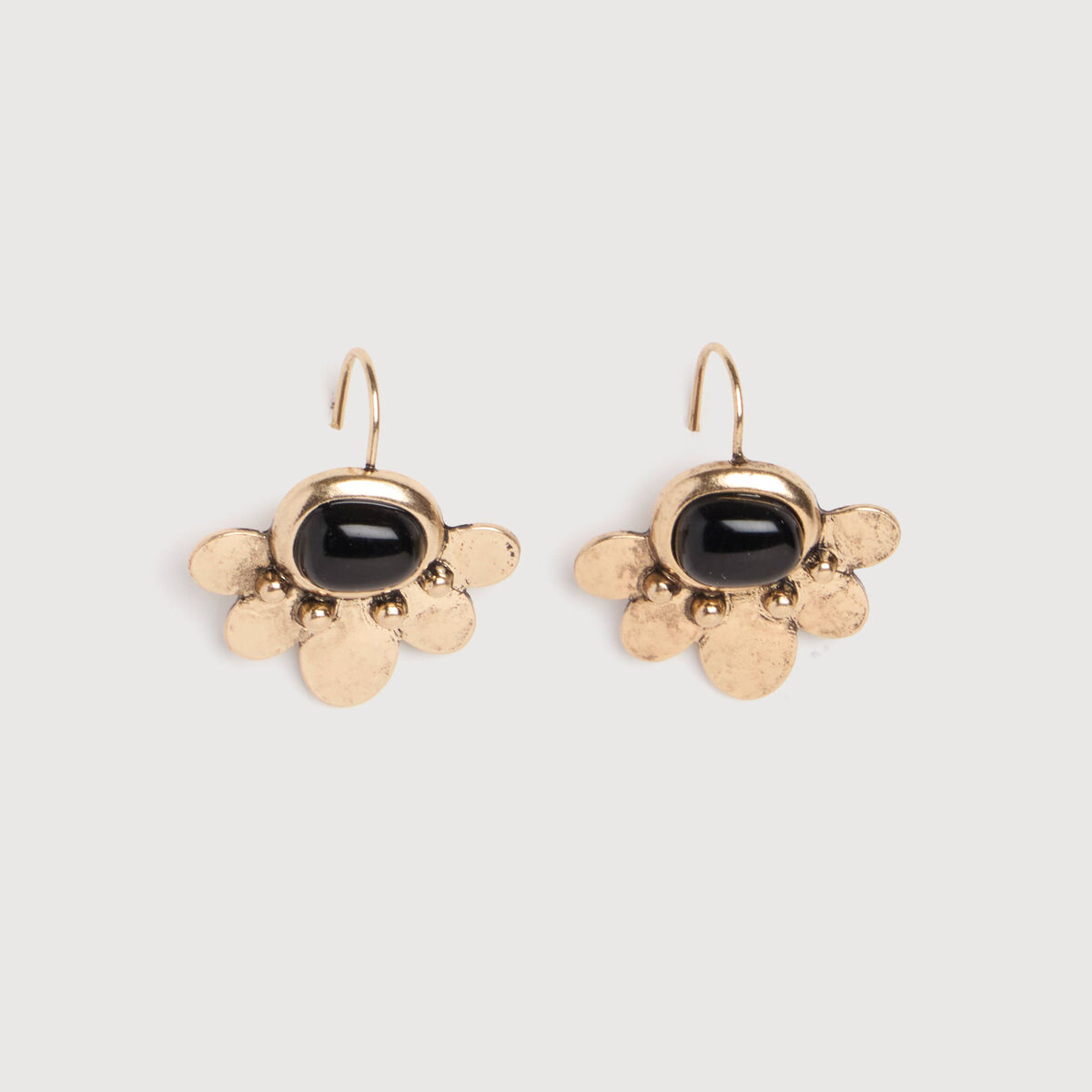 Boucles d'oreilles noir femme