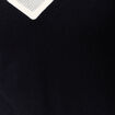 Pull manches longues bleu marine femme