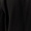 Manteau droit long manches longues noir homme