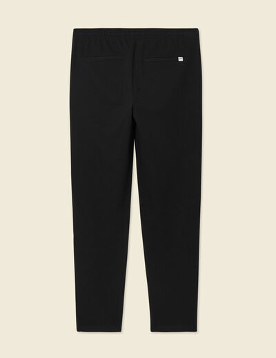 Pantalon chino jogger noir homme