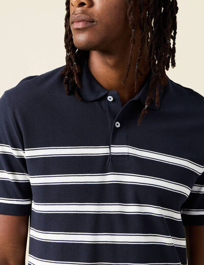 Polo éco-responsable ecru homme