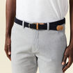 Pantalon chino straight bleu gris homme