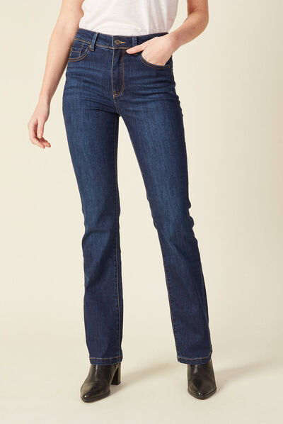 Jeans Yoko - bootcut denim brut femme
