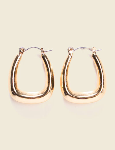 Boucles d'oreilles couleur or femme