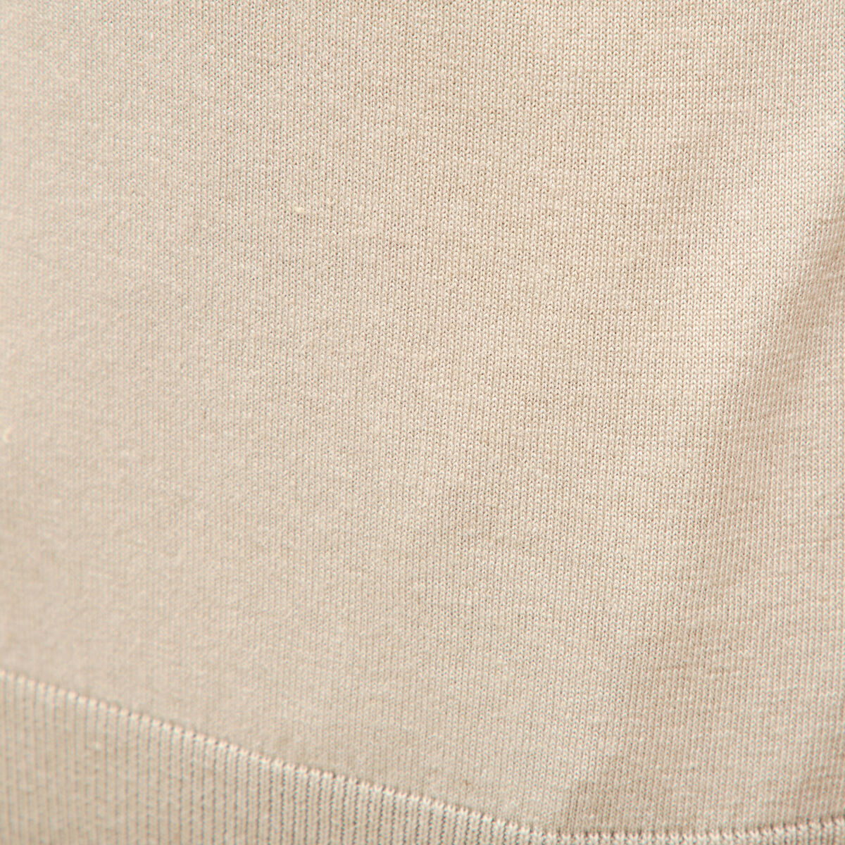 Polo manches courtes col cubain beige homme