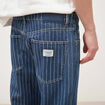 Jeans large ray&eacute; longueur 32 denim stone homme